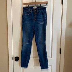 Madewell 10” high-rise skinny